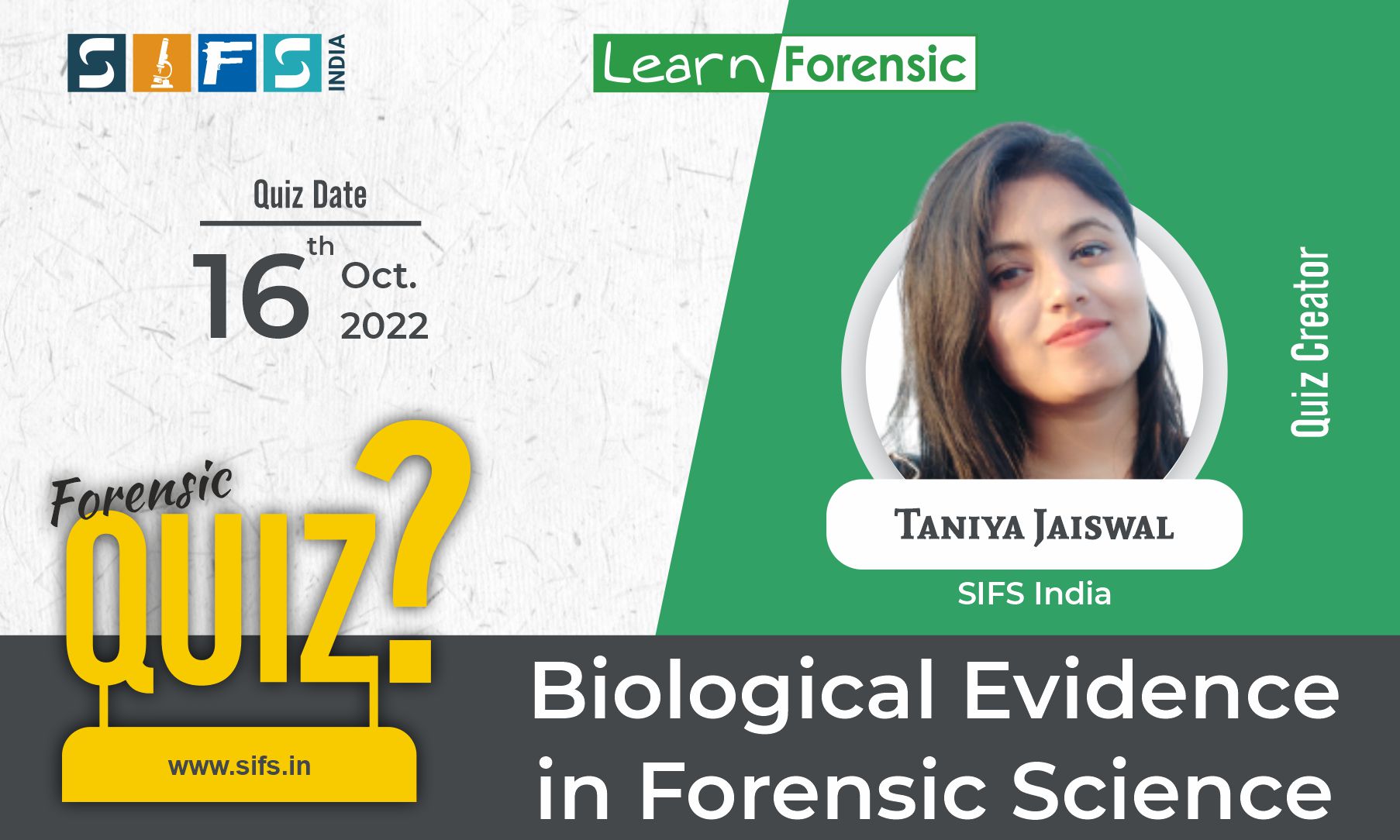 Biological Evidence in Forensic Science
