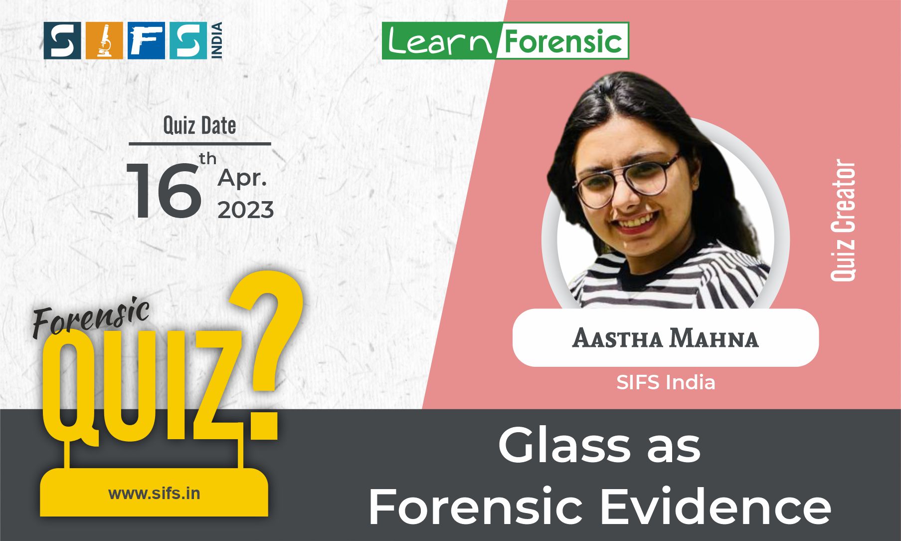 Glass as Forensic Evidence