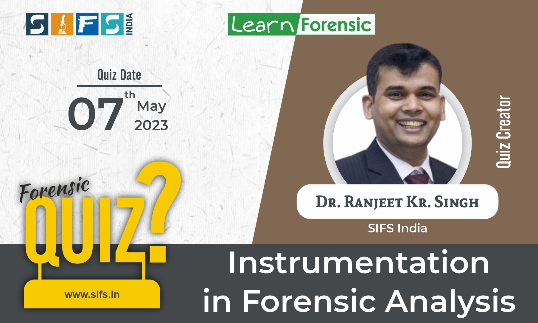 Instrumentation in Forensic Analysis