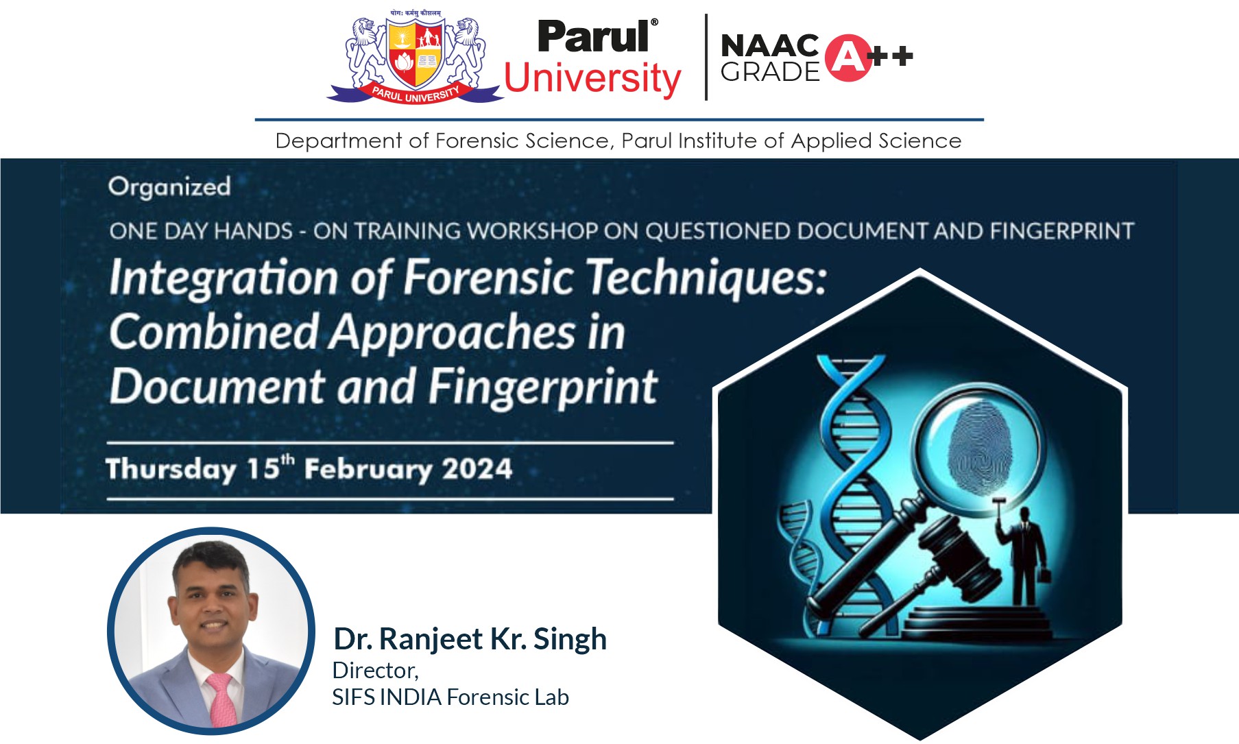 Integration of Forensic Techniques: Combined Approaches in Document and  Fingerprint